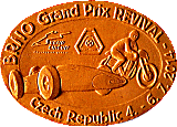 Brno GP Revival motorcycle race badge from Jean-Francois Helias