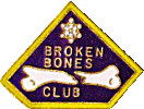 Broken Bones motorcycle club badge from Jean-Francois Helias