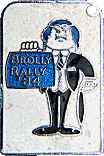 Brolly motorcycle rally badge from Jean-Francois Helias