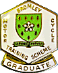 Bromley motorcycle scheme badge