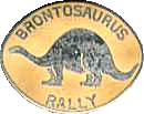 Brontosaurus motorcycle rally badge from Jan Heiland