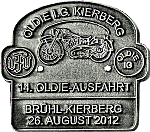 Bruhl-Kierberg motorcycle rally badge from Jean-Francois Helias