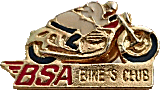 BSA Bikes Club motorcycle club badge from Jean-Francois Helias