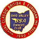 BSA OC Ohio Valley motorcycle rally badge from Jean-Francois Helias