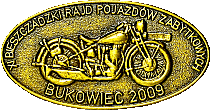 Bukowiec motorcycle rally badge from Jean-Francois Helias