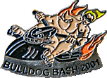Bulldog Bash motorcycle rally badge from Jean-Francois Helias