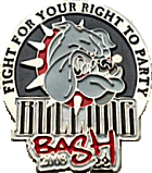 Bulldog Bash motorcycle rally badge