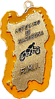 Cagliari motorcycle rally badge from Jean-Francois Helias