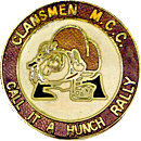 Call it a Hunch motorcycle rally badge from Jean-Francois Helias