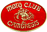 Cambresis motorcycle club badge from Jean-Francois Helias
