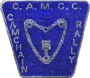 Camchain motorcycle rally badge from Keith Herbert