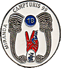 Campturis motorcycle rally badge from Jean-Francois Helias