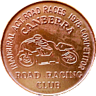 Canberra MacArthur Park motorcycle race badge from Jean-Francois Helias