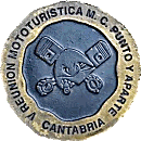 Cantabria motorcycle rally badge from Jean-Francois Helias