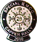 Capper motorcycle rally badge from Nigel Woodthorpe