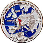 Carpentras motorcycle rally badge from Jean-Francois Helias