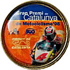 Catalunya GP motorcycle race badge from Jean-Francois Helias