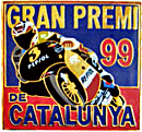 Catalunya GP motorcycle race badge from Jean-Francois Helias