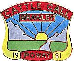 Cattle Call Poway motorcycle run badge from Jean-Francois Helias