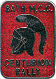 Centurion motorcycle rally badge from Dave Cooper