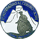 Cervino motorcycle rally badge from Jean-Francois Helias