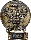 Chalmoux motorcycle rally badge from Jean-Francois Helias