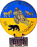 Chaource motorcycle rally badge from Jeff Laroche