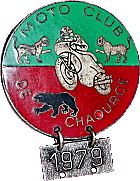 Chaource motorcycle rally badge from Jean-Francois Helias