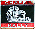 Chapel motorcycle rally badge