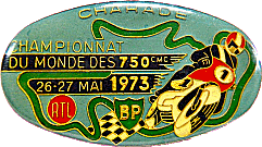 Charade motorcycle rally badge from Jean-Francois Helias