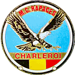 Charleroi motorcycle rally badge from Jean-Francois Helias