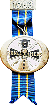 Charleroi Ranchers motorcycle rally badge from Jean-Francois Helias