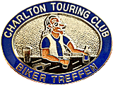 Charlton Biker motorcycle rally badge from Jean-Francois Helias