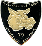 Chatillon sur Seine motorcycle rally badge from Jean-Francois Helias