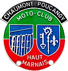 Chaumont Poucangy motorcycle rally badge from Jean-Francois Helias