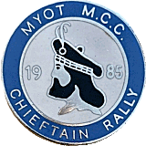 Chieftain motorcycle rally badge from Jean-Francois Helias