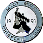 Chieftain motorcycle rally badge from Jean-Francois Helias