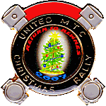 Christmas motorcycle rally badge from Jean-Francois Helias
