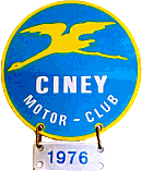 Ciney motorcycle rally badge from Jean-Francois Helias