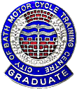 City Of Bath MCTC Graduate motorcycle scheme badge from Jean-Francois Helias