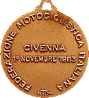 Civenna motorcycle rally badge from Jean-Francois Helias