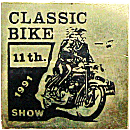 Classic Bike motorcycle show badge from Jean-Francois Helias