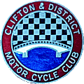 Clifton & DMCC motorcycle club badge from Jean-Francois Helias