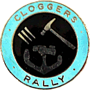 Cloggers motorcycle rally badge