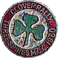 Clover motorcycle rally badge