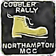 Cobbler motorcycle rally badge from Ted Trett