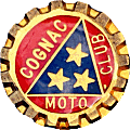 Cognac CM motorcycle club badge from Jean-Francois Helias