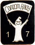 Condom motorcycle rally badge from Jean-Francois Helias
