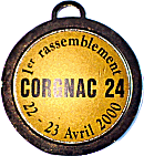 Corgnac motorcycle rally badge from Jean-Francois Helias