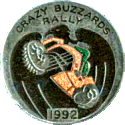 Crazy Buzzards motorcycle rally badge from Jan Heiland